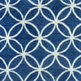 thumbnail image 2 of Alora Decor Holland 2'6" x 8' Geometric Blue/Ivory Hand-Tufted Area Rug, 2 of 3