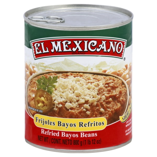 El Mexicano Refried Beans, 28 oz