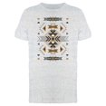 thumbnail image 1 of Ethnic Rug Pattern Brown Black Tee Men's -Image by Shutterstock, 1 of 2