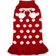 thumbnail image 1 of Suéter para perros pequeños JAMW Cuello alto Suéter rojo 12 pulgadas 14-16 pulgadas 10-12 pulgadas Sencillez, 1 of 5
