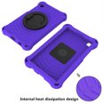 thumbnail image 7 of Allytech Galaxy Tab A7 Lite 8.7 Case 2021 SM-T220 T225, Soft EVA  Case for Kids Rotating Stand Handle Heavy Duty Protective Shockproof Kids Friendly Case Cover for Samsung Galaxy A7 Lite 8.7"-Purple, 7 of 7
