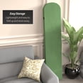 thumbnail image 3 of 6 ft. Classic Arch Velvet Room Divider Green 3 Panel, 3 of 7
