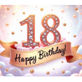 thumbnail image 4 of Decorative Design Happy Birthday Banner Floral Theme Pink Ribbon Celebration for Indoor Decoration Birthday Party Teen Celebration, 4 of 8