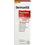 Dermarest Psoriasis Medicated Moisturizer, Dermatologist Tested, 4 FL