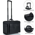 thumbnail image 4 of Alpine Swiss 19 Wheeled Briefcase Rolling Case Sales Sample Pilot Lawyer Attache, 4 of 8
