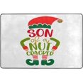 thumbnail image 4 of SKYSONIC Son of A Nutcracker Non-Slip Area Rug, Christmas Elf Phrase Floor Carpet Comfort Floor Mats Decor for Indoor Front Porch Living Room Bedroom Kitchen, 36"x24", 4 of 4