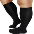 thumbnail image 1 of SUTENGDA Chaussettes de Compression Grande Taille pour Femmes & Hommes 20-30 mmhg Bas Larges Genouillères pour Récupération de Circulation, 1 of 6
