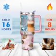 thumbnail image 4 of Modern Oil Painting 40 Oz Tumbler with Handle Lid and Straw, Stainless Steel Double Walled Vacuum Insulated Cup, Cute Birthday Gifts Tumbler for Women Men Friends, 4 of 7