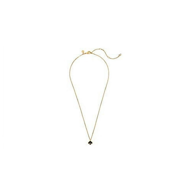 Kate Spade Everyday Spade Enamel Mini Pendant Black