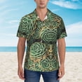 thumbnail image 4 of Lsque Succulents pattern Hawaiian Shirt for Men, Unisex Summer Beach Casual Short Sleeve Button Down Shirts-Medium, 4 of 9