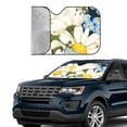 thumbnail image 2 of Yiaed Bees Collecting Nectar Print Car Windshield Sunshade Front Auto Car Front Window Sun Shade Foldable Sun Visor Shield Cover Auto Accessories for Sedan SUV Truck-Small, 2 of 5