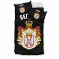 thumbnail image 2 of Serbia Ensemble de Literie Serbe Est Moi Ver 01 RLT7, 2 of 6