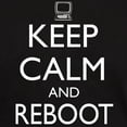thumbnail image 3 of CafePress - Keep Calm And Reboot T Shirt - Men's Classic Graphic Cotton T-Shirt, 3 of 4