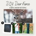 thumbnail image 3 of Garden Craft 7ft H X 100ft W Black Vinyl Deer Netting Fence, Maximum width 100 feet, 3 of 9