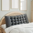 thumbnail image 5 of Large Reading Pillow Headboard Cushion Size Backrest Bolster with Removable Cover Soft Support Pillow for Daybed Bunk Bed Dorm Wall Headboard, 5 of 5