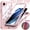 Pink, variant on COAROVER for iPhone 16e/17e Magnetic Case,Full-Body Protective Phone Cover with Wrist Strap,Built-in Screen Protector,Mag Safe Compatible,Shockproof TPU Bumper Water-Resistant Cover,Black