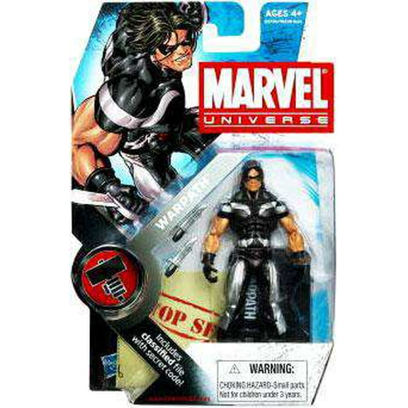 Marvel Universe Series 6 Warpath Action Figure [Black & Silver]