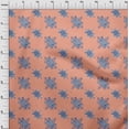 thumbnail image 3 of oneOone Georgette Viscose Fabric Floral Block Print Sewing Fabric BTY 42 Inch Wide, 3 of 4