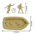 thumbnail image 2 of BMC Marx Plastic Army Men US Soldiers - Tan 31pc WW2 Figures - Made in USA, 2 of 6