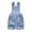 Blue-2037, variant on KIDSCOOL SPACE Baby Girl Boy Jean Overalls,Toddler Summer Denim Shortall,Blue,18-24 Months