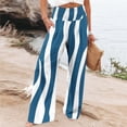 thumbnail image 2 of Ayfxijin Pants for Women Casual Comfortable Printing Pockets Elastic Waist Straight Loose Pants, 2 of 5