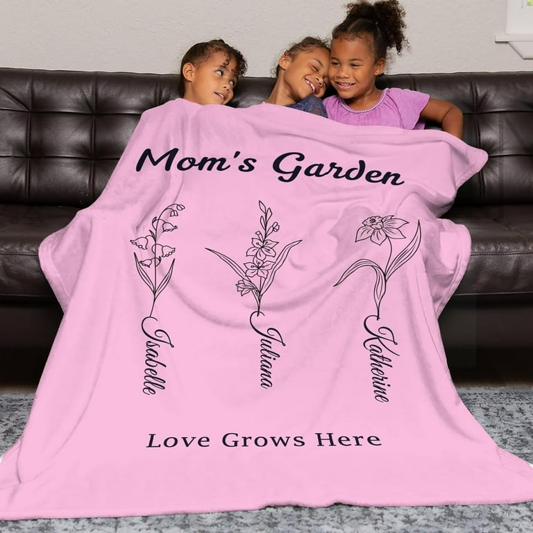 Custom Blanket with Picture Personalized Fathers Day Dad Gifts from Daughter Customized Blanket for Dad Custom Throw Blankets with Photos Customized Birthday Giftsn Blankets Walmart