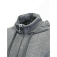 thumbnail image 6 of Greg Norman Women's HTH Dark Grey Technical Performance 1/4 Zip Hoodie (S02), 6 of 8