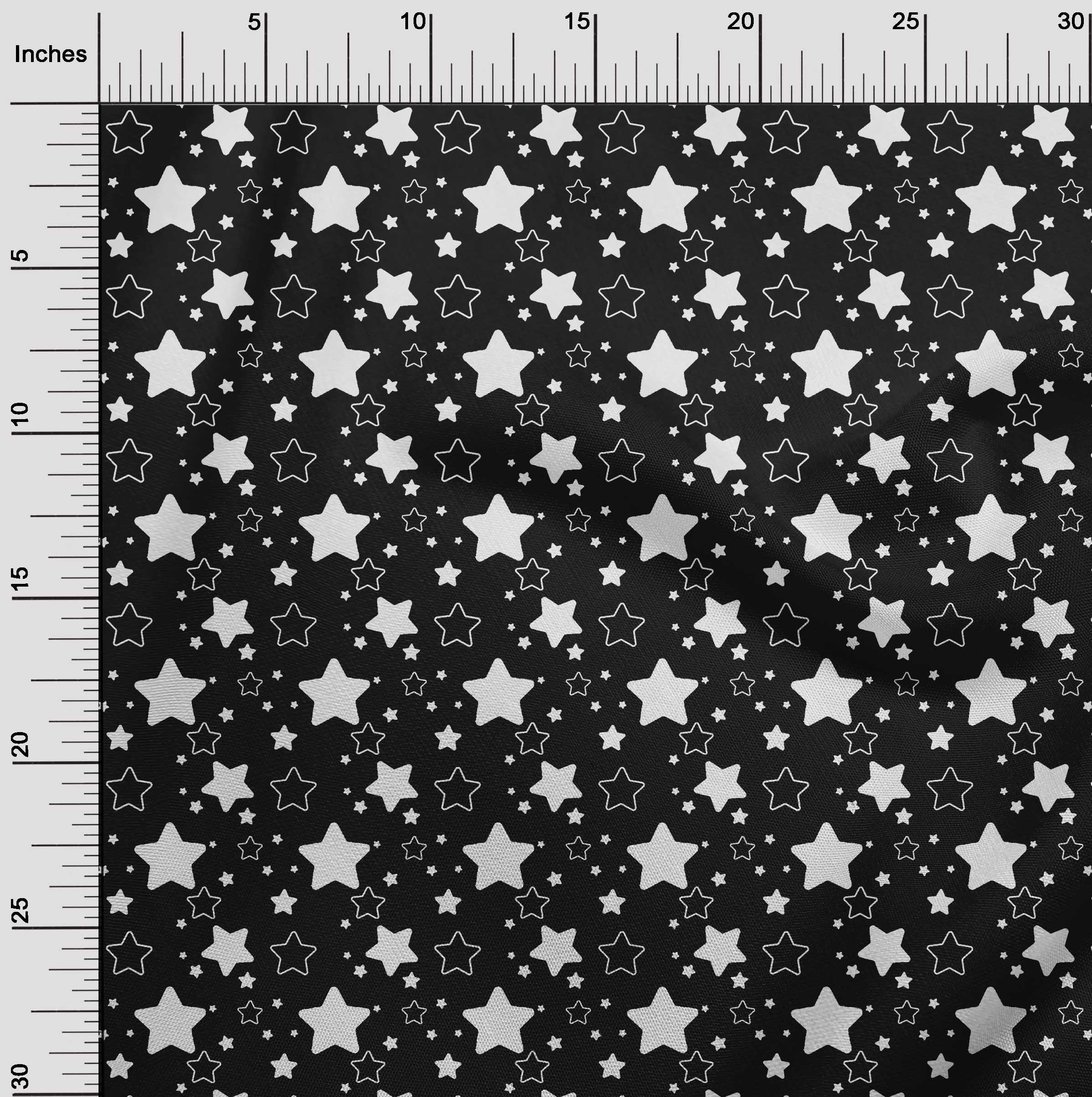 oneOone Cotton Jersey Black Fabric Merry Christmas Sewing Craft Projects Fabric Prints By Yard 58 Inch Wide - YX