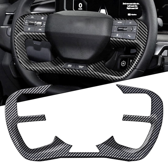 ABS Carbon Fiber Accessories for KIA EV9 Steering Wheel Reliable and Practical