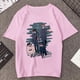 thumbnail image 4 of Camiseta estampada de Manga Anya Forger para mujer, remera de Anime Rosa divertida de la familia Spy X, playera informal Harajuku de Manga corta para mujer, 4 of 5