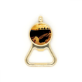 thumbnail image 1 of Desert Along the Way to the Silk Road Map Camel Beer Bottle Cap Opener Stainless Steel Key Chain, 1 of 3