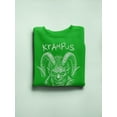 thumbnail image 3 of Krampus Made Me Do It Scary Christmas Men's Sweatshirt, 3 of 4