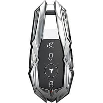 For Mercedes Benz key fob cover, Metal Key Fob Case Protector Compatible with Benz E-Class S-Class A-Class C-Class G-Class