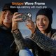 thumbnail image 5 of Funda magnética para iPhone 14 Plus/15 Plus, compatible con MagSafe, diseño de marco ondulado transparente, borde suave, bonita funda protectora transparente mate a prueba de golpes, 5 of 6