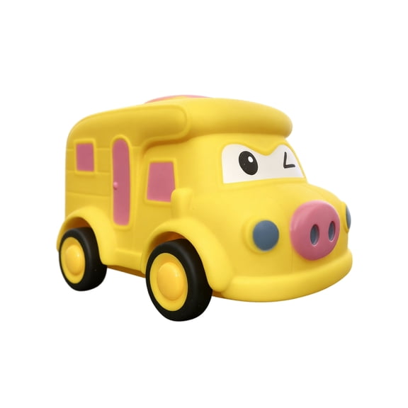Pull Back Cars Toys Educational Pull Back Toy for Toddlers 1-3 Years Old Construction Vehicle Racing Car with Smooth Rolling Action Durable ABS Plastic Ideal for 12-18 Month