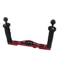 thumbnail image 1 of Underwater Camera Tray Stabilizer Dual Handle Rig, Underwater Tray Stabilizer Housing Bracket for Photography Black&Red,1 x Diving Camera Stabilizer,Black&Red, 1 of 6