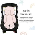 thumbnail image 4 of Nap Baby Cojín Posicionador para el Porta Bebé ó Cojin Anti Reflujo para Silla, Carreola ó Autoasiento. Soporte de Cabeza y Cuello Tipo Almohada para , Protector y Reductor - Zig Zag Rosa, 4 of 5