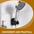 thumbnail image 4 of Shower Bracket Handheld Showerhead Holder Hose Binders Adhesive Black, 4 of 6