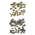 thumbnail image 1 of 40 juegos de ganchos de encaje de aleación de , hebillas de cordones de , reparación de botas de senderismo, botas de montañismo Jinwen Clip de cuerda antideslizante, 1 of 8