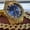 GOLD BLUE, variant on Hip-hop Watch Four-Piece Set with Rhombus Cuban Chain, Cross Necklace and Cuban Ring