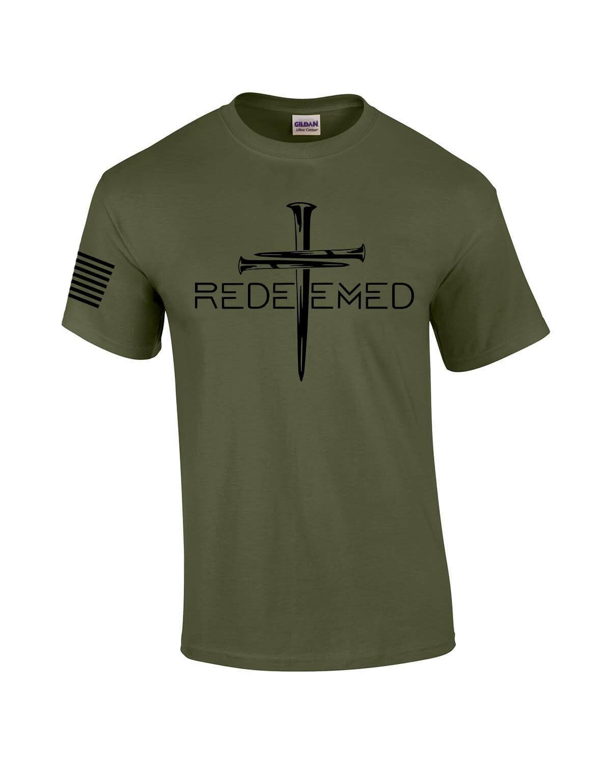 Mens Christian American Flag Sleeve 