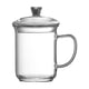thumbnail image 3 of Taza de café de vidrio con tapa Vasos de café helado Vaso creativo reutilizable para beber para 400ml, 3 of 9