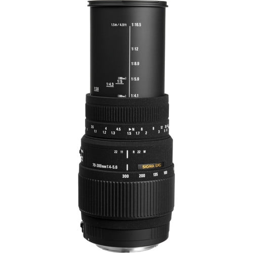 Sigma 70-300mm f/4-5.6 DG Macro Lens for Canon EOS #509101 Starter