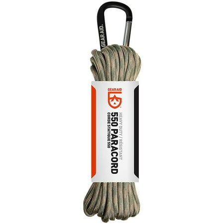 UPC: 0021563806700 | Gear Aid 550 Paracord 30 ft. Utility Line – Sage/Tan