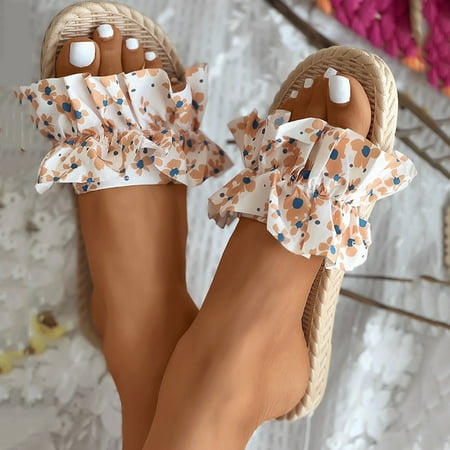 

eczipvz Women Shoes Women Rhinestone Slide Sandals Slip on Strap Glitter Bling Sandals Casual Comfortable Sandals