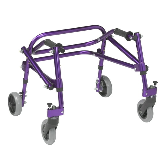 Inspired by Drive Nimbo 2G Lightweight Posterior Walker, Extra Small, Wizard Purple
