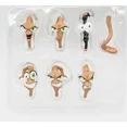 thumbnail image 5 of PDNA lombriz de tierra Jim figura de acción PSY-CROW Snot gusano cuerpo Jim cabezas Bob el pez dorado asesino # 4 juguete modelo de mono del profesor, 5 of 5