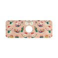 thumbnail image 7 of Yayeee Faucet Mat for Kitchen Sink 14.7" Diatomite Long Splash Guard Pad, Beige Christmas Snowman, 7 of 7