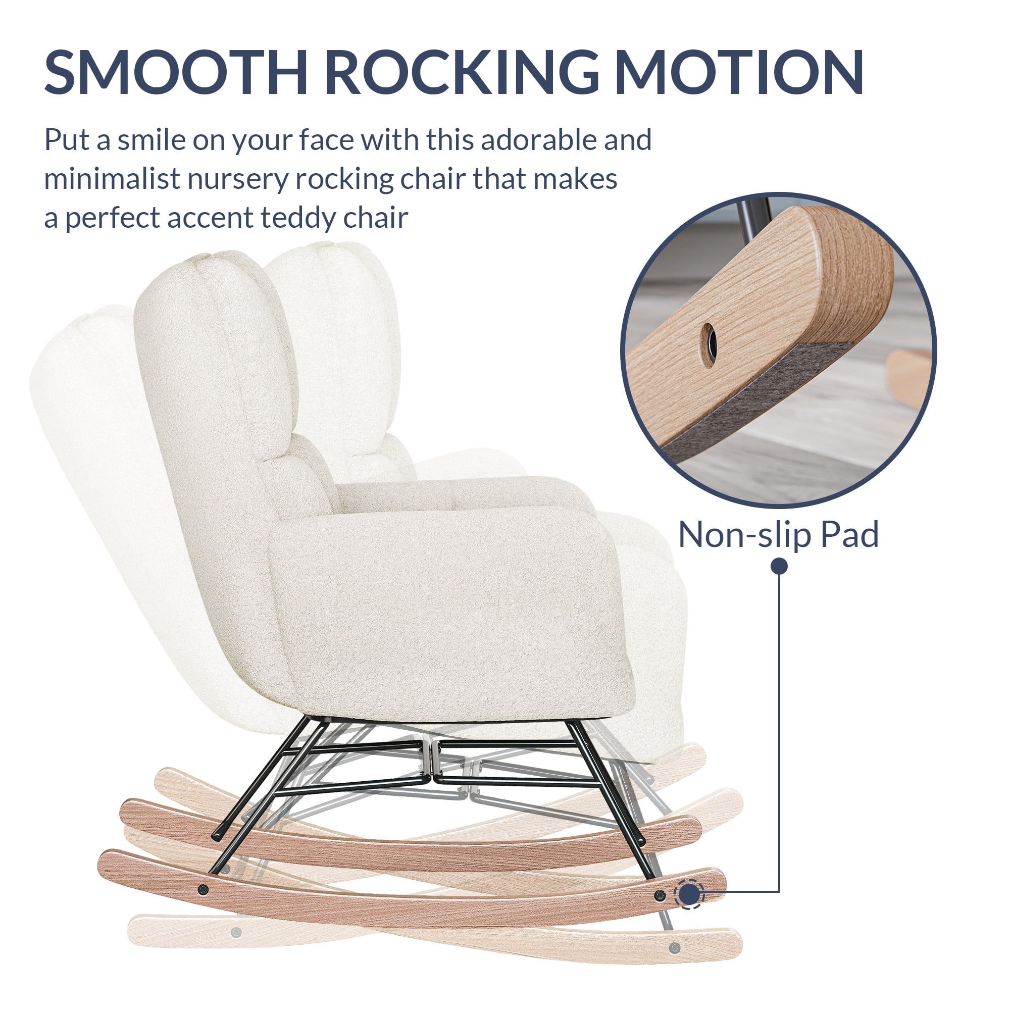 Belleze rocking chair new arrivals