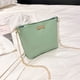thumbnail image 4 of Bolso bandolera de un solo hombro con textura elegante Verde claro, 4 of 5